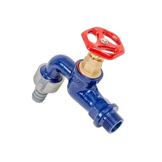 Robinet dublu, din fonta 3/4 albastru Z-TOOLS / ZTS 8370