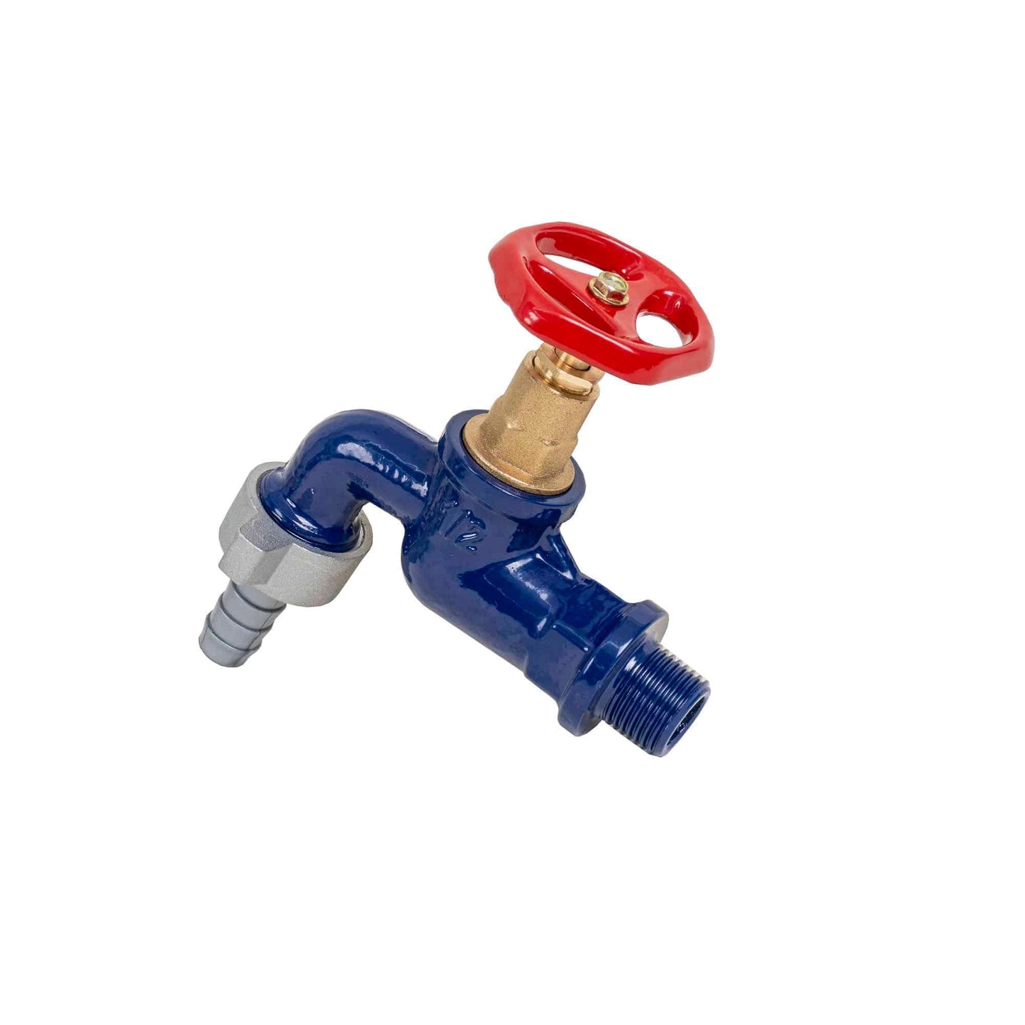 Robinet dublu, din fonta 1/2 albastru Z-TOOLS / ZTS 8371 - 221.ro