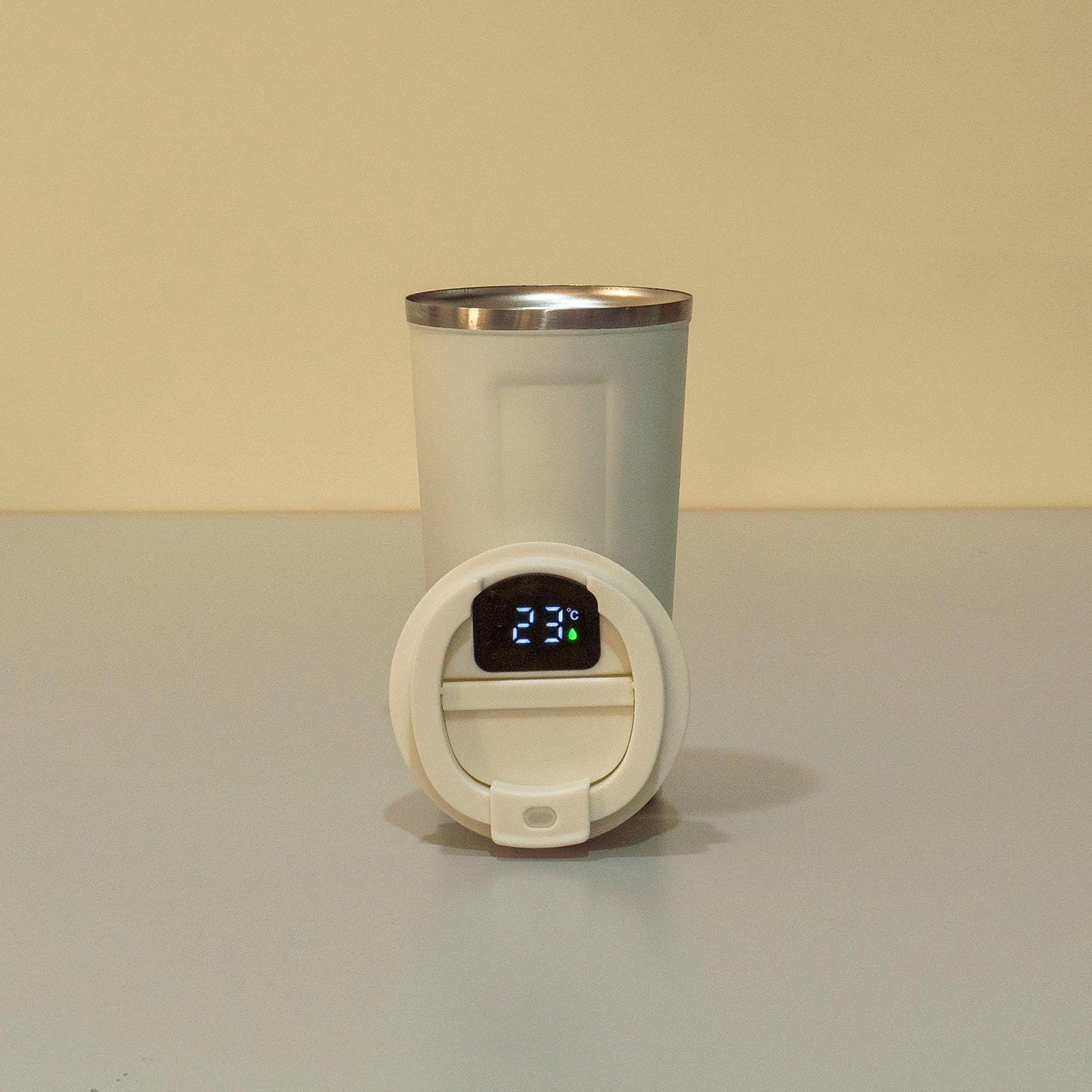 Termos interior inox, capacitate 380ml, indicator temperatura, inchidere ermetica, alb / ZTS 8438 - 221.ro