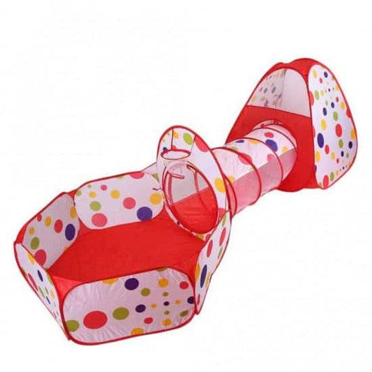 Cort de joaca pentru copii, 3 in 1, rosu Z-TOOLS / ZTS 8463