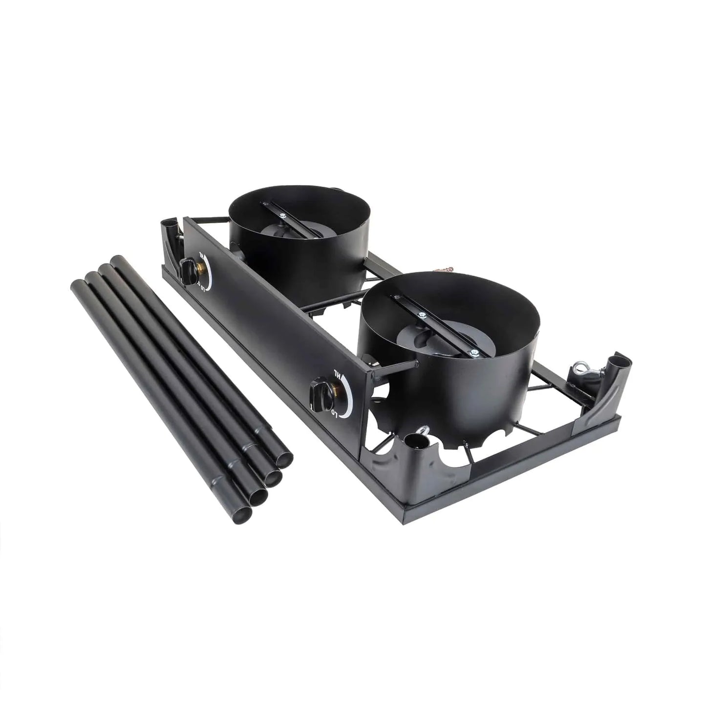 Pirostrie cu suport tip masa, 2 arzatoare x 3 focuri, inaltime 74cm Z-TOOLS / ZTS 8496 - 221.ro