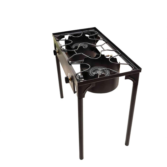 Pirostrie cu suport tip masa, 2 arzatoare x 3 focuri, inaltime 74cm Z-TOOLS / ZTS 8496 - 221.ro