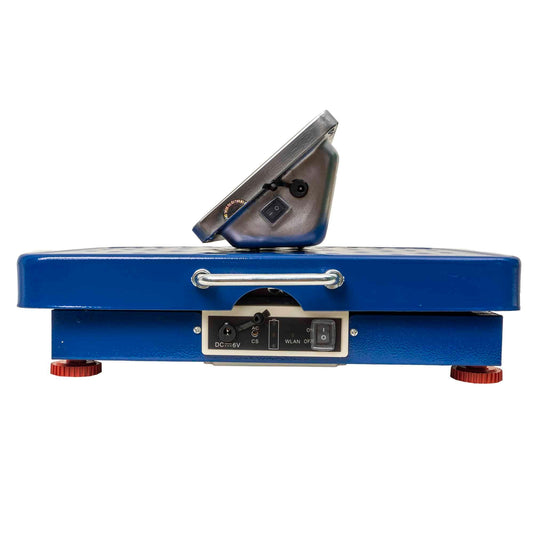 Cantar electronic cu platforma, fara fir, WI-FI, 31x41cm, maxim 150kg, albastru Z-TOOLS / ZTS 8558 - 221.ro
