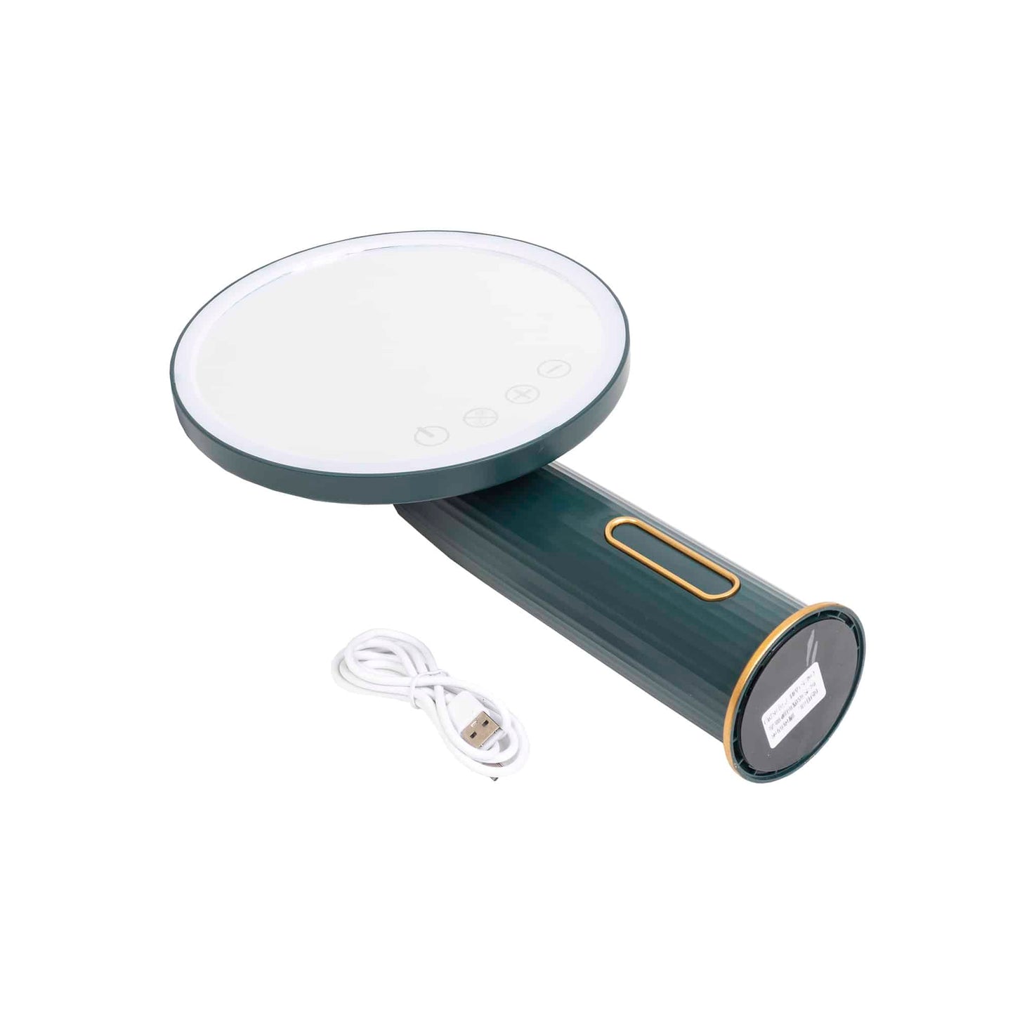 Oglinda pentru make-up cu Led si control Touch, intensitate reglabila, rotativ, diametru 19cm, verde Z-TOOLS / ZTS 8654