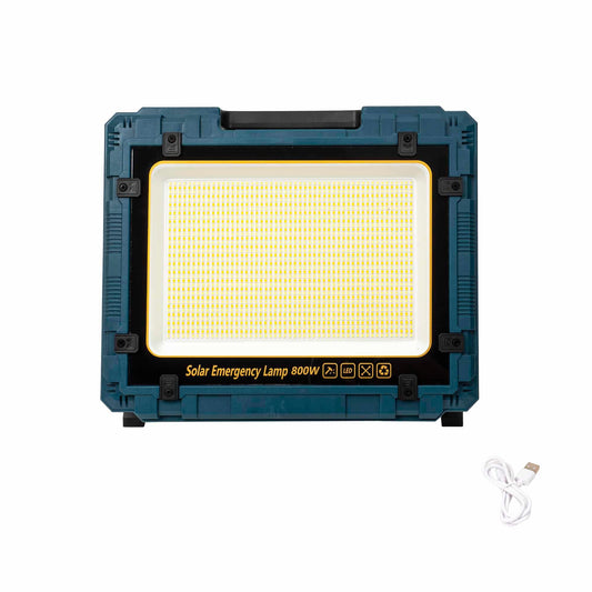 Proiector led cu incarcare solara si USB, 800W, panou incorporabil si detasabil Z-TOOLS / ZTS 8674 - 221.ro