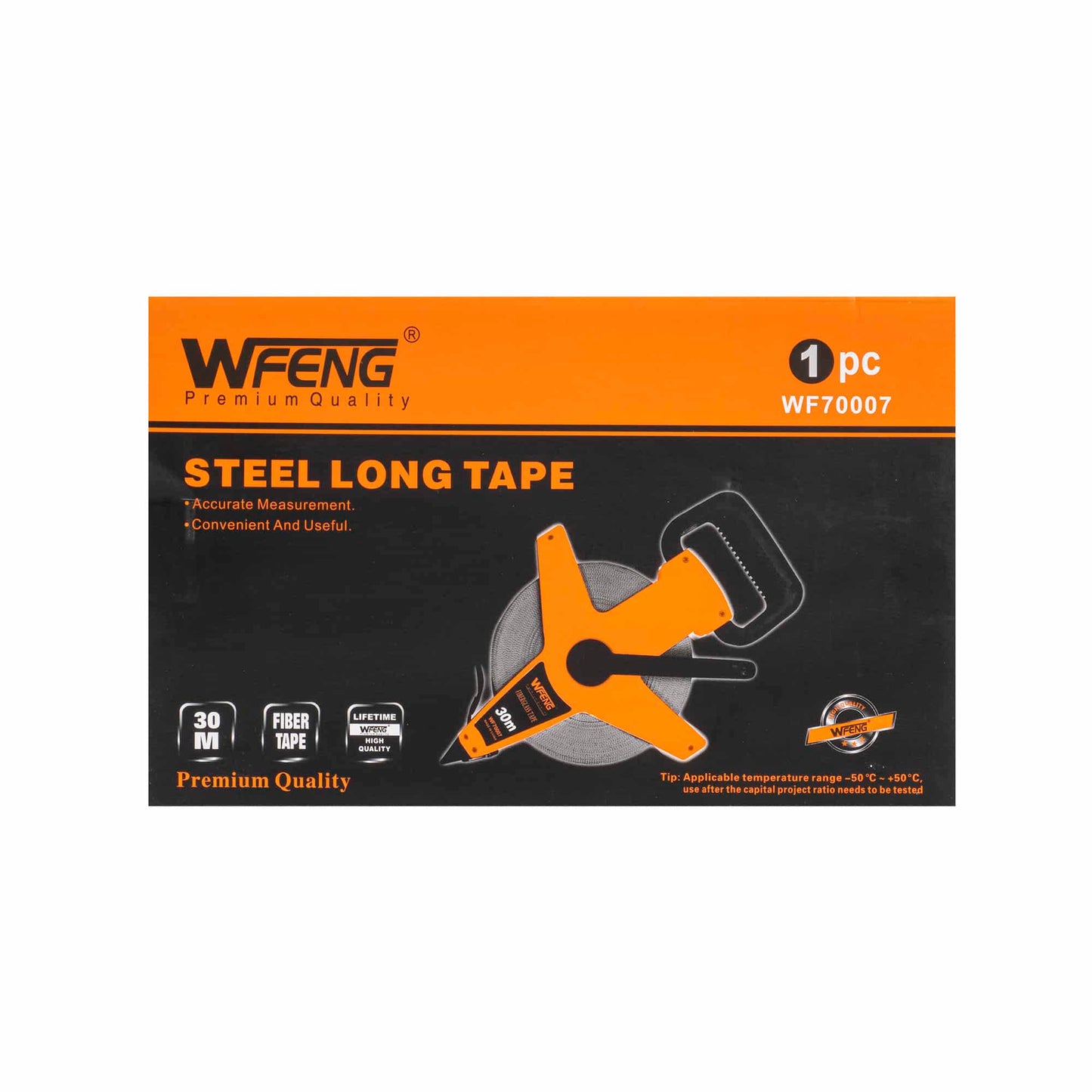 Ruleta profesionala, cu varf, WFENG distanta de masurare 30M Z-TOOLS / ZTS 8752