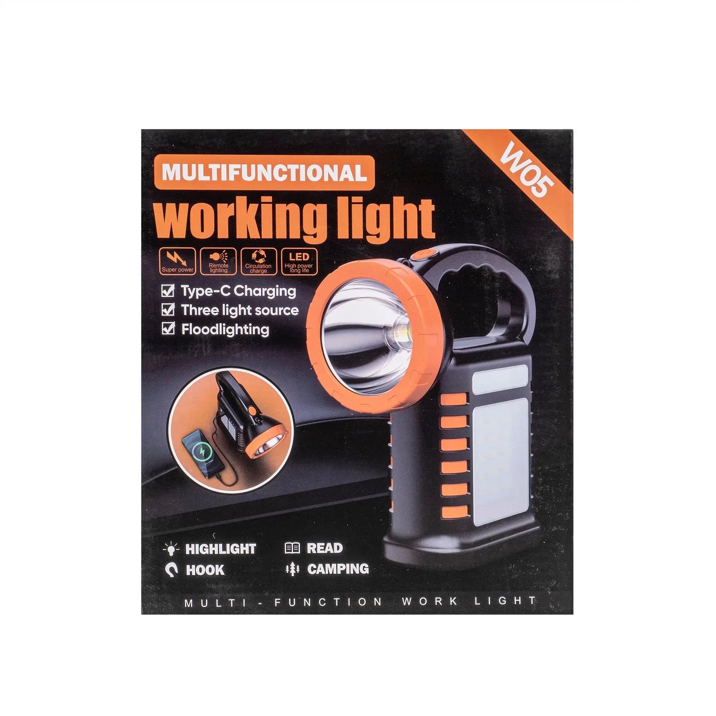 Lanterna cu incarcare solara si USB, 6 moduri de intensitate a luminii Z-TOOLS / ZTS 8976 - 221.ro