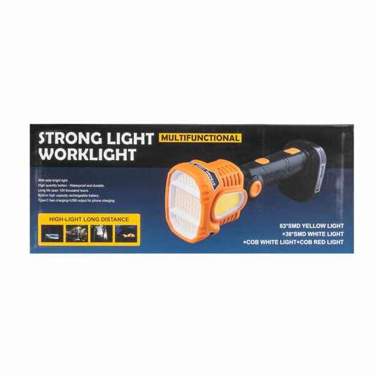 Lanterna de mana cu incarcare USB, 7 moduri de intensitate a luminii Z-TOOLS / ZTS 8983 - 221.ro
