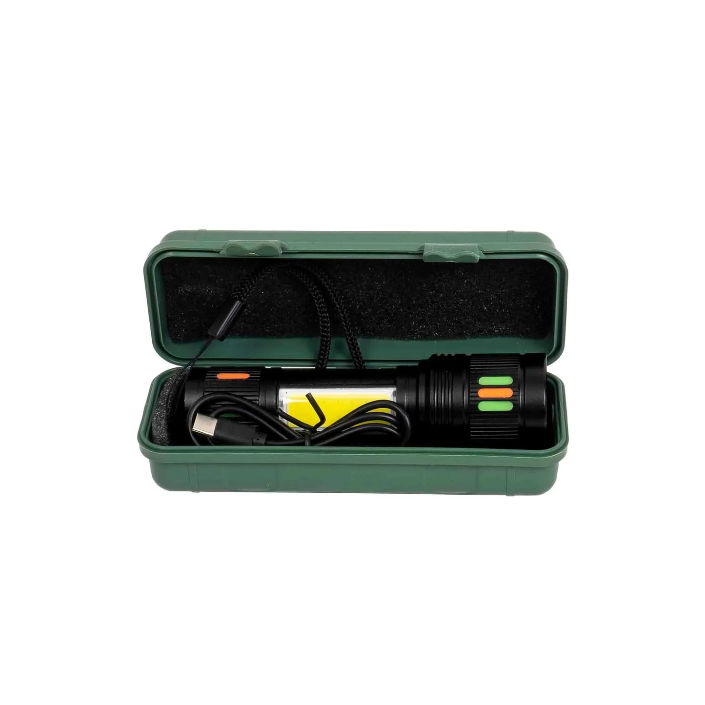 Lanterna de mana LED, 4 moduri de intensitate a luminii, USB, Z-TOOLS / ZTS 8995 - 221.ro