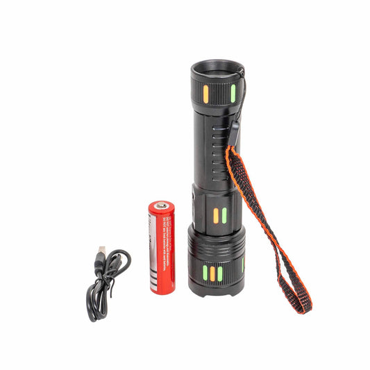 Lanterna de mana LED, 3 moduri de intensitate a luminii, USB, Z-TOOLS / ZTS 8996 - 221.ro