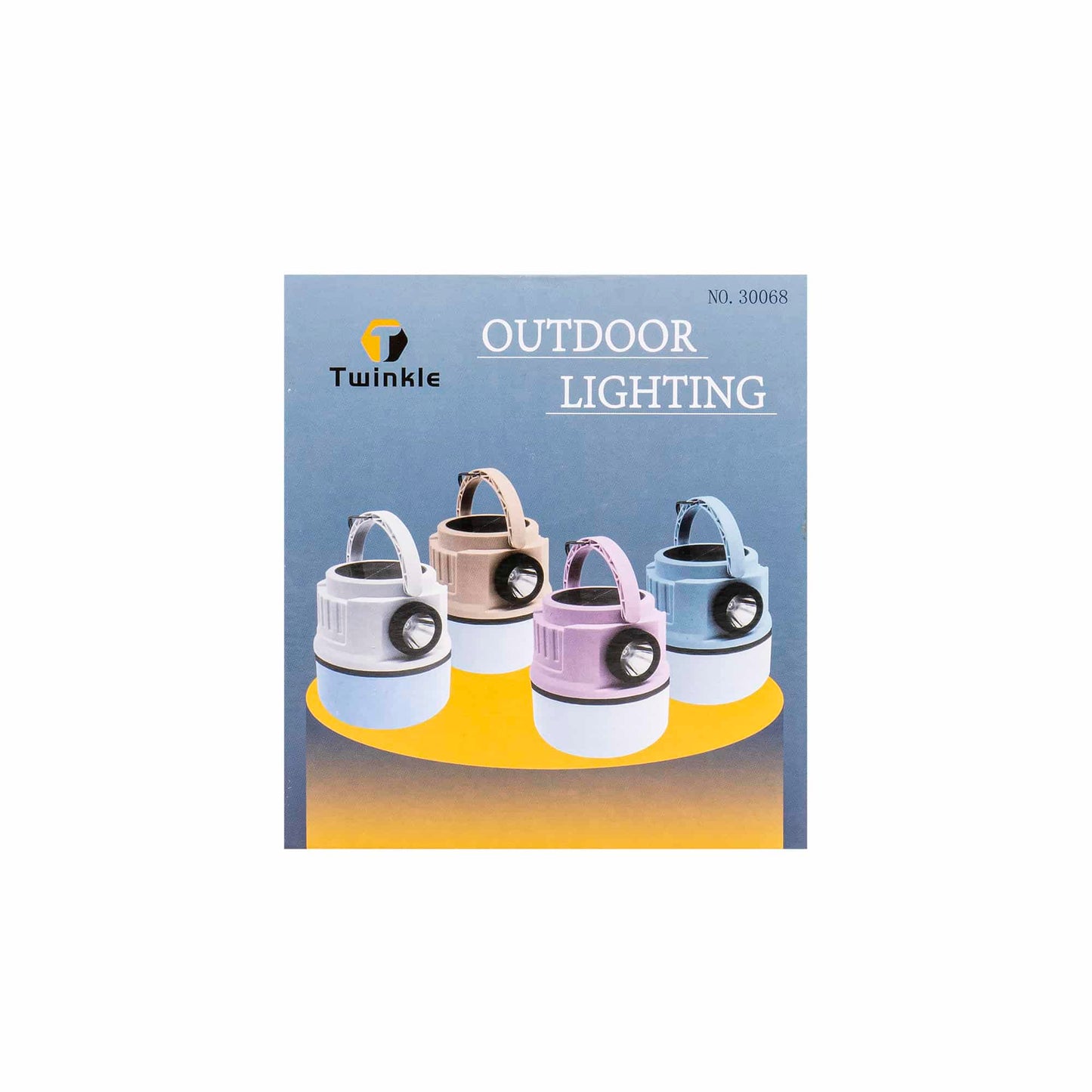 Lanterna LED camping, portabila, incarcare solara si USB, bleu Z-TOOLS / ZTS 9000