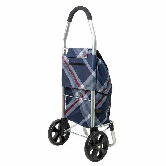 Carucior pentru cumparaturi, cadru metalic, maxim 25kg, albastru Z-TOOLS / ZTS 9090 - 221.ro