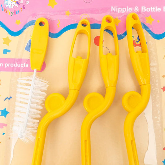 Set 4 perii pentru curatarea biberoanelor si a tetinelor, galben Z-TOOLS / ZTS 9098 - 221.ro