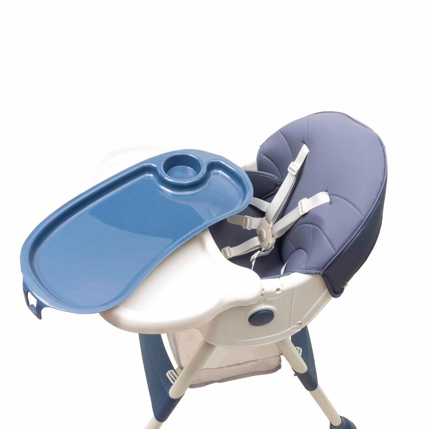 Scaun de masa pentru copii, 5-72luni, greutate maxima 50kg, pliabil, cu balansoar, albastru Z-TOOLS / ZTS 9137 - 221.ro