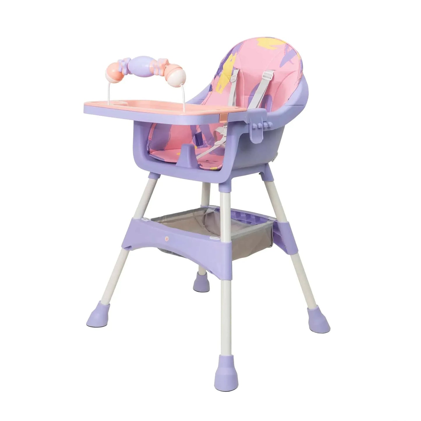 Scaun de masa pentru copii, 5-72luni, greutate maxima 50kg, mov Z-TOOLS / ZTS 9143 - 221.ro