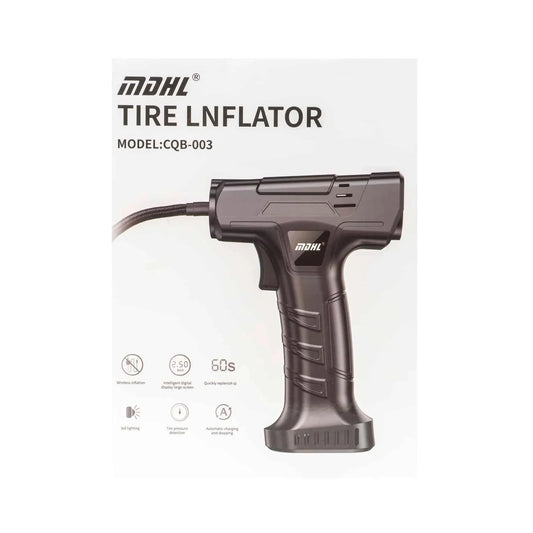 Mini compresor tip pistol, putere 120w, 2.5bar, display digital cu LED Z-TOOLS / ZTS 9158 - 221.ro