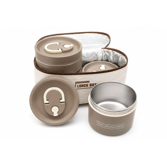 Set 4 caserole termice cu geantă de transport, capacitate totala 2080 ml Z-TOOLS / ZTS2097