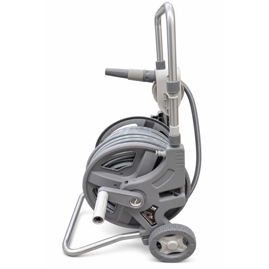 Furtun de gradina cu carucior, 45m, gri Z-TOOLS / ZTS2147
