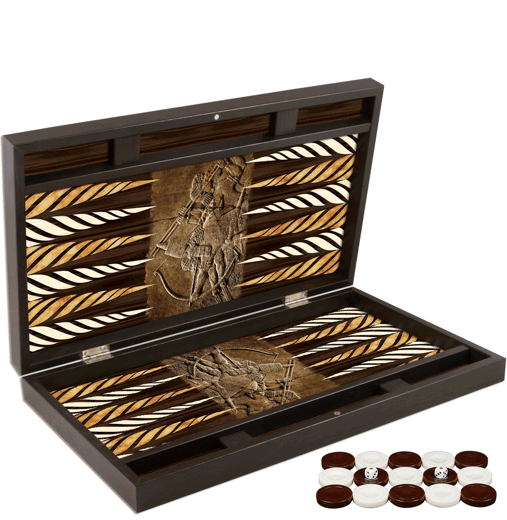 Joc de table din lemn lacuit, Trandy 58x48cm, ASHUR BANIPAL, Z-TOOLS / ZTS5482-6