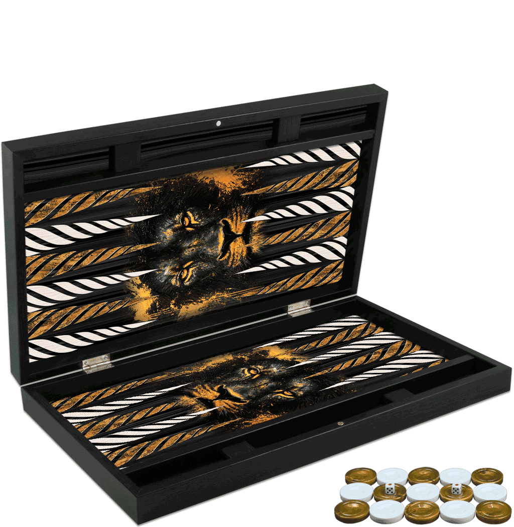 Joc de table din lemn lacuit, Trandy 58x48cm, WOLF ASLAN, Z-TOOLS / ZTS5482-8