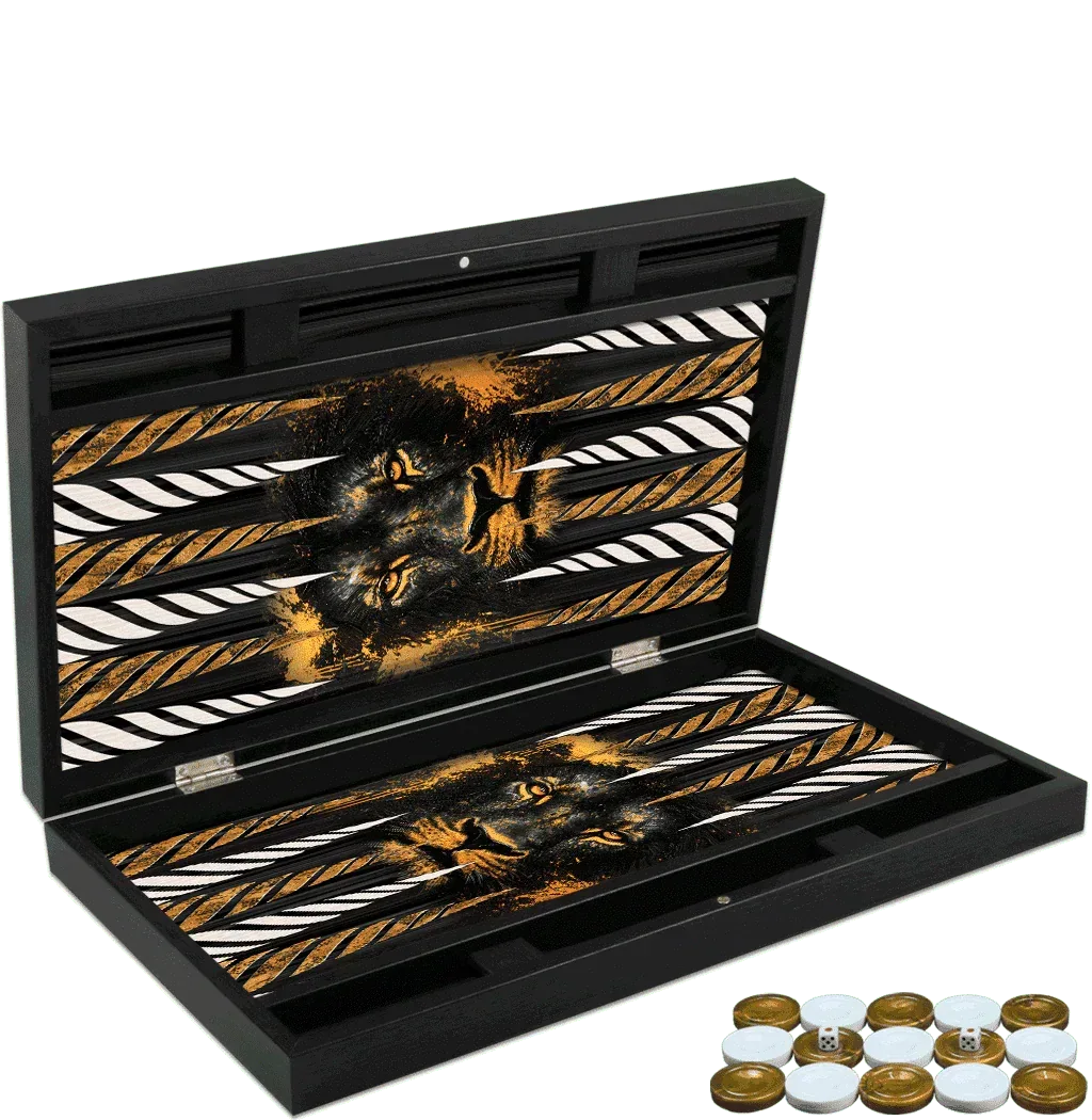 Joc de table din lemn lacuit, Trandy 58x48cm, WOLF ASLAN, Z-TOOLS / ZTS5482-8 - 221.ro