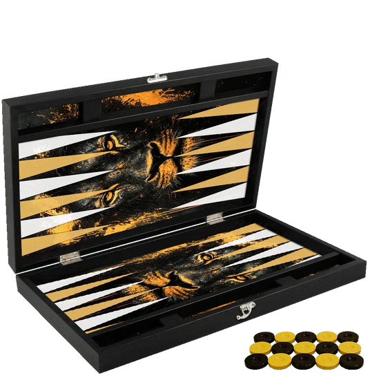 Joc de table din piele ecologica, model LION, Z-TOOLS / ZTS5512-10 - 221.ro