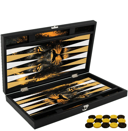 Joc de table din piele ecologica, model LION, Z-TOOLS / ZTS5512-10 - 221.ro