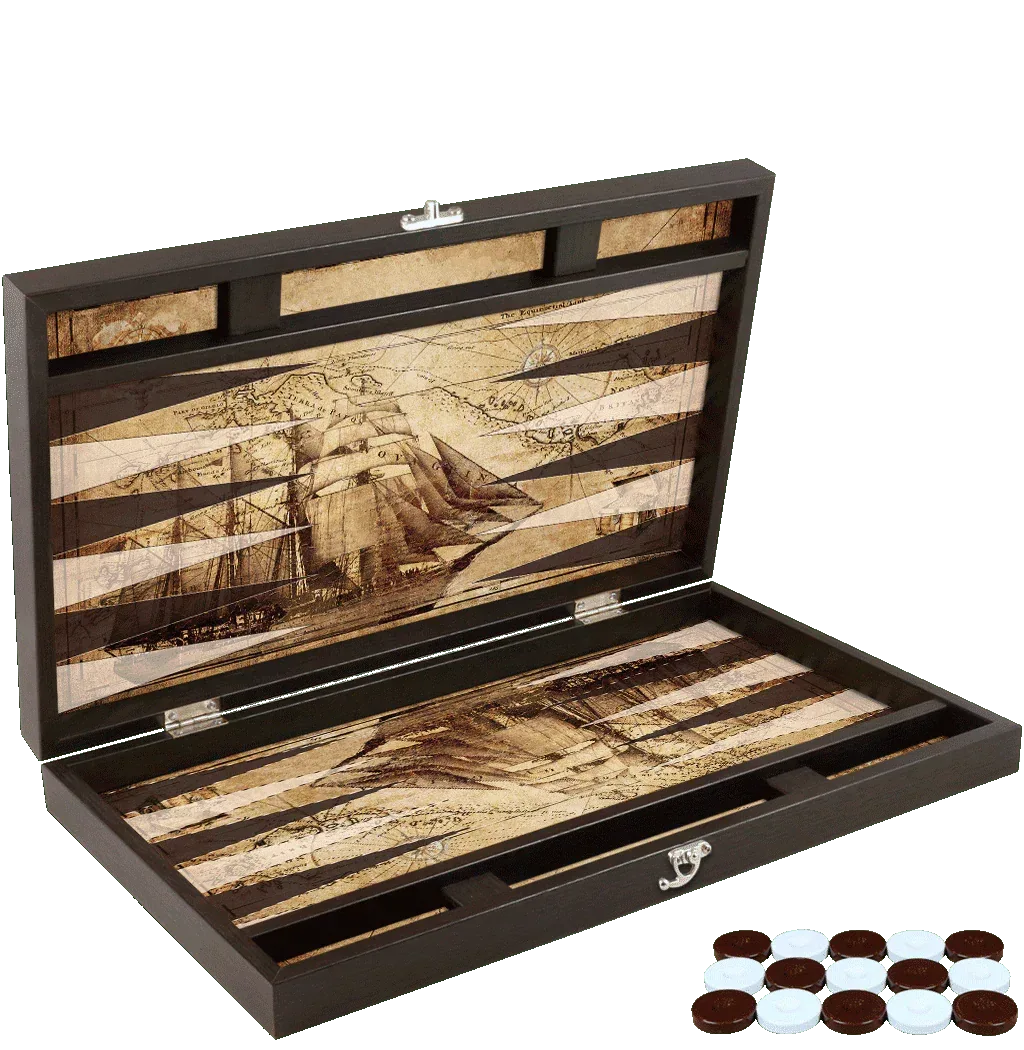 Joc de table din piele ecologica, model PIRATE SHIP, Z-TOOLS / ZTS5512-7 - 221.ro