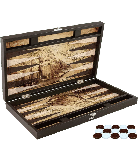 Joc de table din piele ecologica, model PIRATE SHIP, Z-TOOLS / ZTS5512-7 - 221.ro