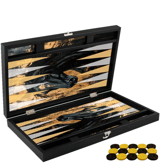 Joc de table din piele ecologica, model HORSE, Z-TOOLS / ZTS5512-8 - 221.ro