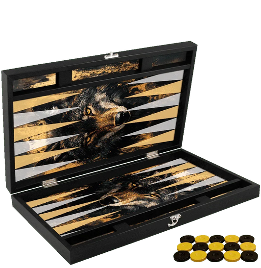 Joc de table din piele ecologica, model WOLF, Z-TOOLS / ZTS5512-9 - 221.ro