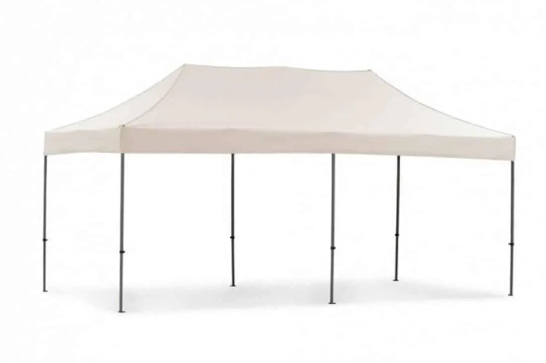 Cort tip pavilion metalic pentru gradina, impermeabil 3×6 metri, alb Z-TOOLS / ZTS5668 - 221.ro