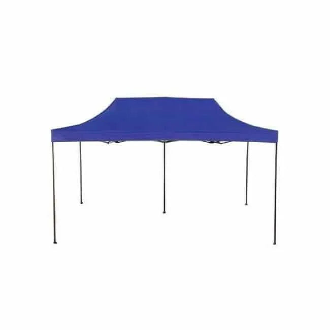 Cort tip pavilion metalic pentru gradina, impermeabil 3×6 metri, albastru Z-TOOLS / ZTS5669 - 221.ro