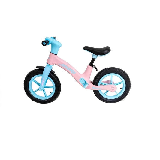 Bicicleta fara pedale pentru copii IRUIQI, roti de cauciuc si scaun reglabil, +3ani, albastru si roz Z-TOOLS / ZTS8288 - 221.ro