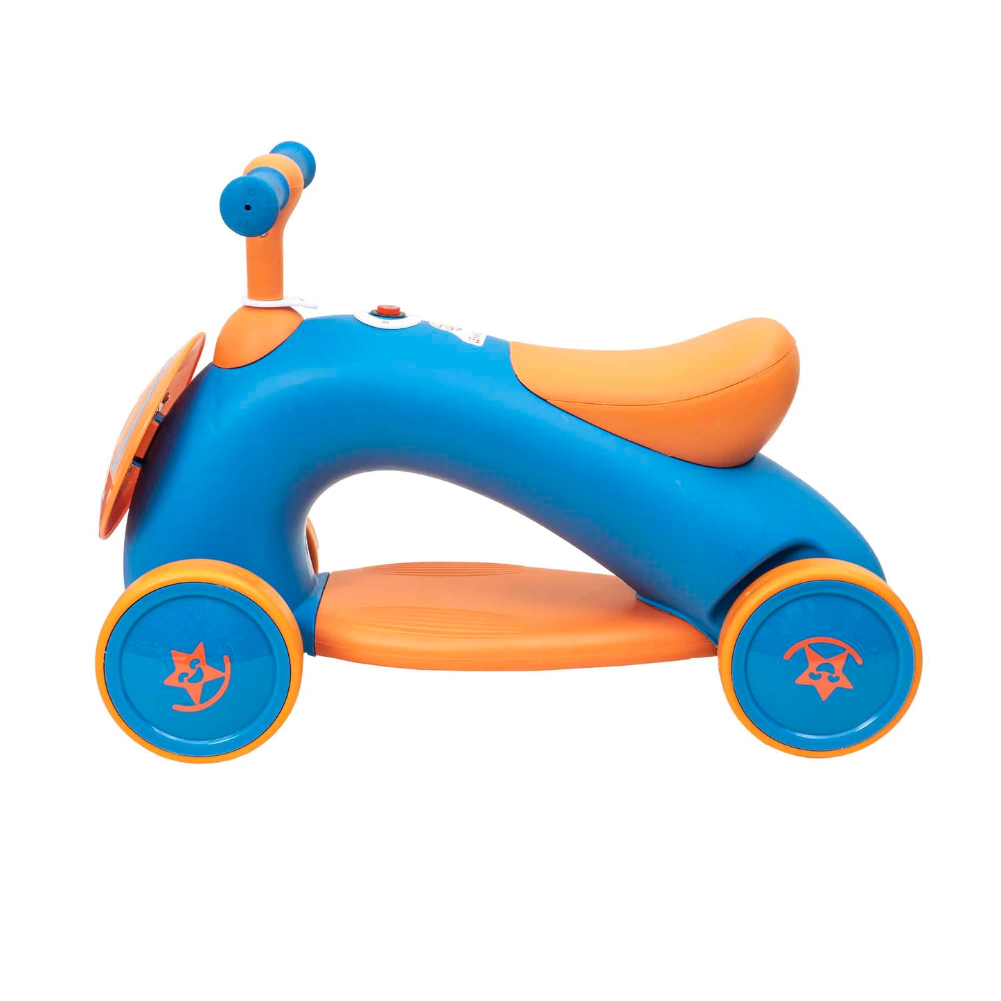 Tricicleta din plastic, fara pedale pentru copii, cu muzica si lumina, bleu Z-TOOLS / ZTS8365