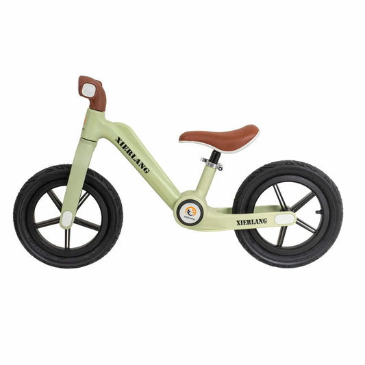 Bicicleta fara pedale, pliabila, pentru copii XIERLANG, roti de cauciuc si scaun reglabil, +3ani, verde Z-TOOLS / ZTS8448 - 221.ro