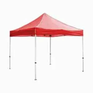 Cort tip pavilion metalic pentru gradina, cadru alb, impermeabil 3×3 metri, rosu Z-TOOLS / ZTS8469 - 221.ro