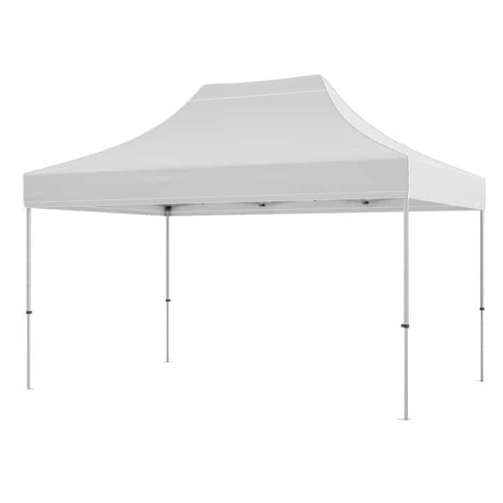 Cort tip pavilion metalic pentru gradina, cadru alb impermeabil 3×4.5 metri, alb Z-TOOLS / ZTS8472