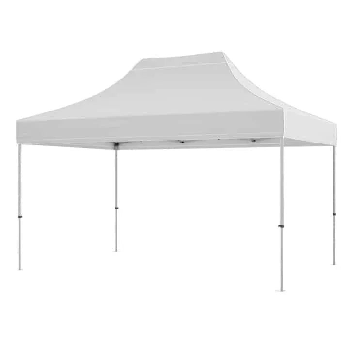 Cort tip pavilion metalic pentru gradina, cadru alb impermeabil 3×4.5 metri, alb Z-TOOLS / ZTS8472 - 221.ro