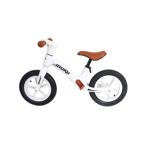 Bicicleta fara pedale pentru copii IRUIQI, roti de cauciuc si scaun reglabil, +3ani, alb Z-TOOLS / ZTS8481 - 221.ro