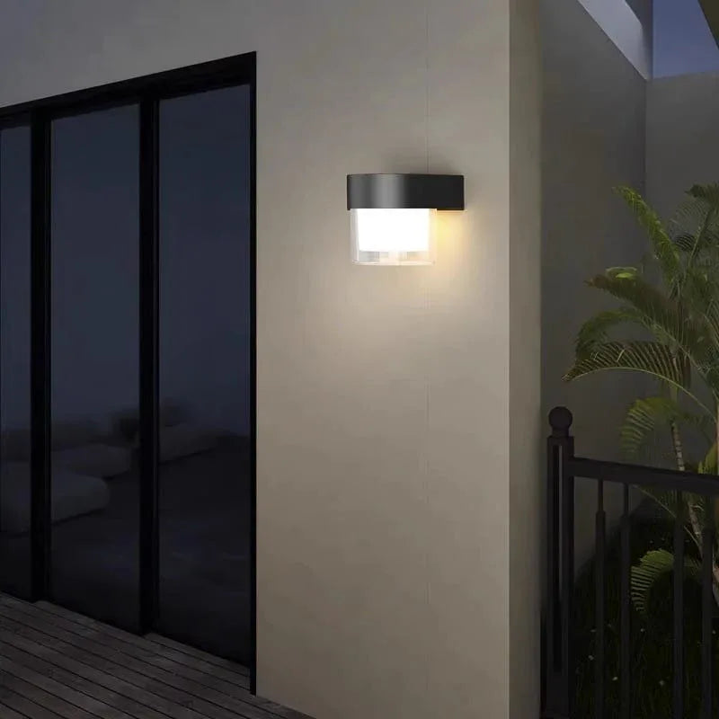 Lampă LED de perete, rotundă, încărcare solară, Z-TOOLS / ZTS8604