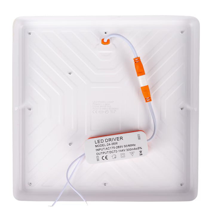 Aplica LED fara contur patrata 24W, alb Z-TOOLS / ZTS8666