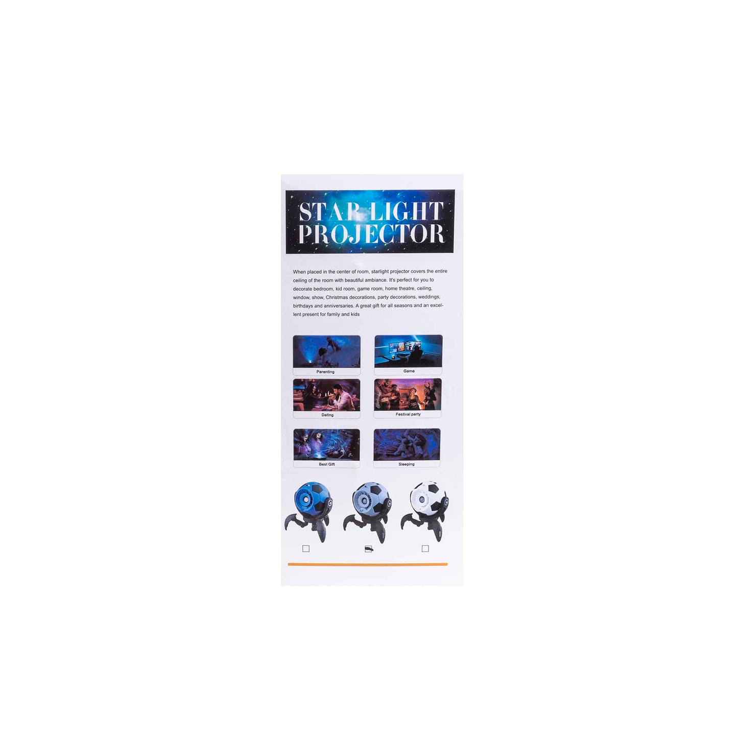 Proiector model minge, cu proiectie pe perete, gri Z-TOOLS / ZTS8967