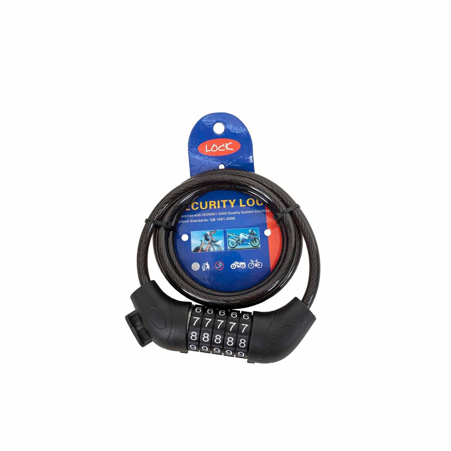 Antifurt bicicleta cu cifru, 5 cifre, 100cm Z-TOOLS / ZTS9119 - 221.ro