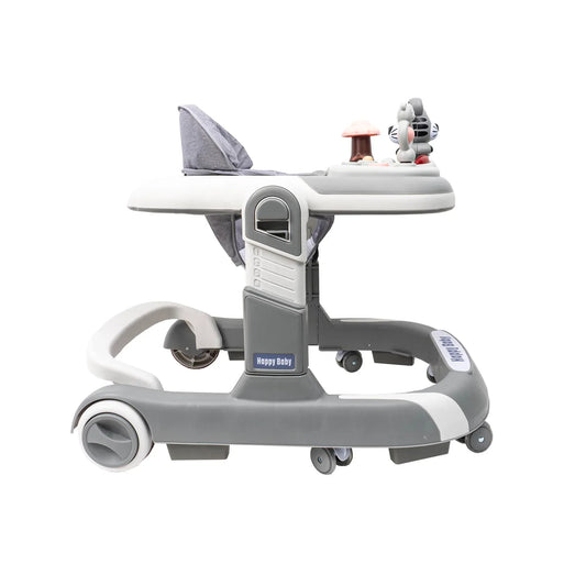 Premergator cu 6 roti silentioase, 6luni+, sezut reglabil, pliere usoara, gri Z-TOOLS / ZTS9133 - 221.ro