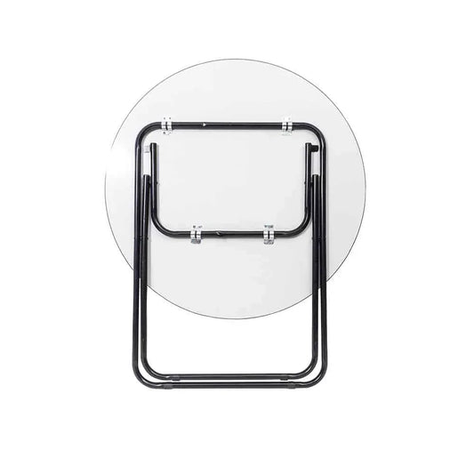 Masă rotundă pliantă, prevăzută cu blat din MDF, dimensiuni 80x80cm, Z-TOOLS / ZTS9173 - 221.ro