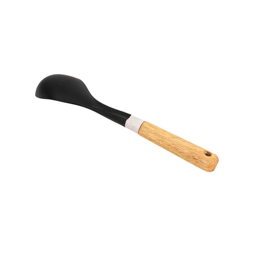 Lingura din plastic, cu maner maro, model CY-12-1, lungime 33cm Z-TOOLS / ZTS9249