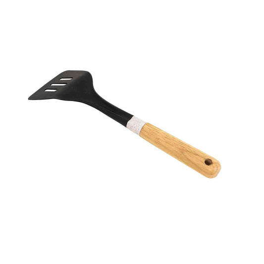 Paleta cu gauri din plastic, cu maner maro, model CY-12-1, lungime 34cm Z-TOOLS / ZTS9251 - 221.ro