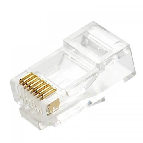 Mufa de internet din plastic FTP , 8 conectori, CAT 6, 100bucati Z-TOOLS / ZTS9262 - 221.ro