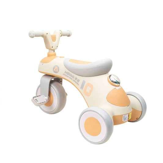 Tricicleta din plastic, cu pedale pentru copii, cu muzica si lumina, galben Z-TOOLS / ZTS9280 - 221.ro